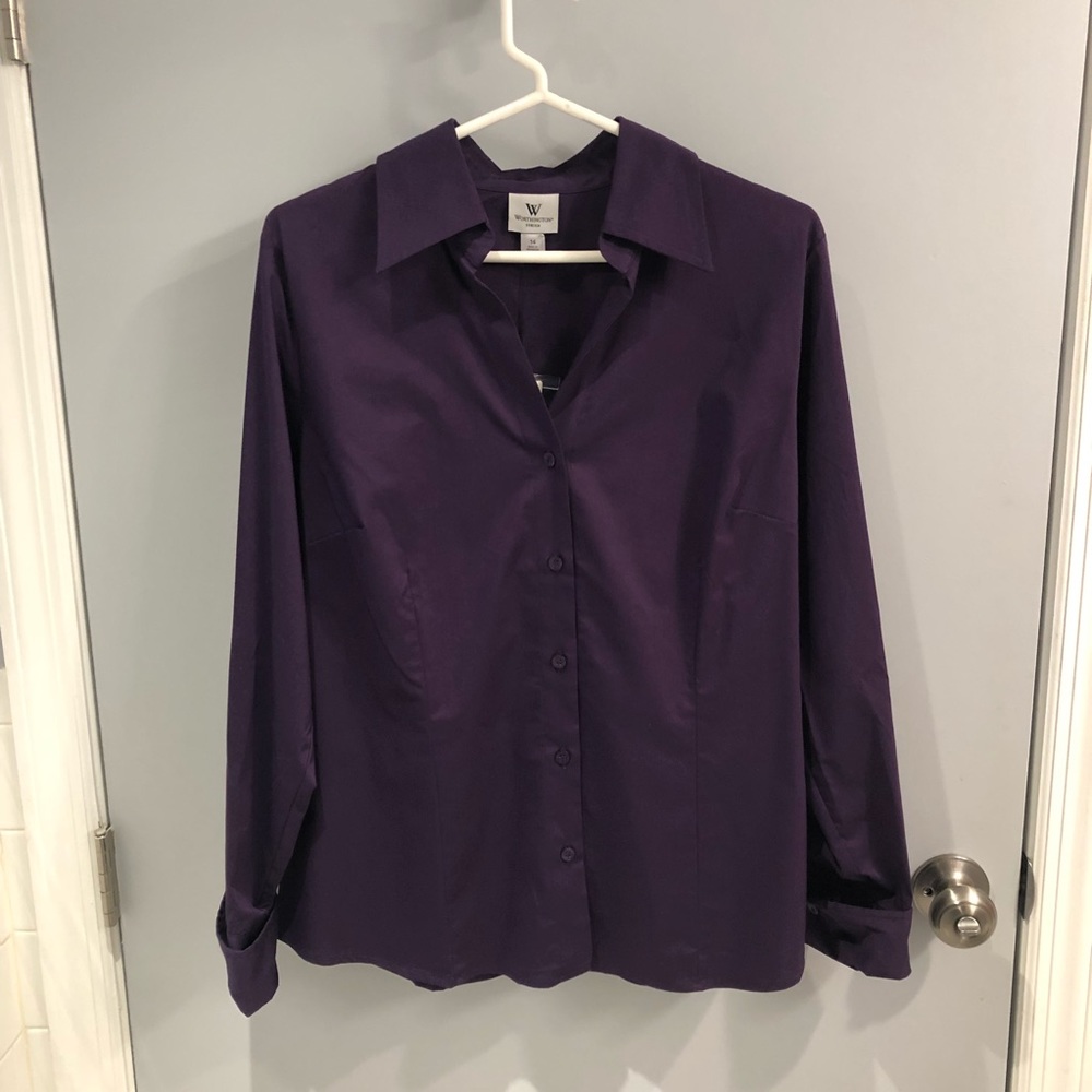 💜 Worthington Stretch Button Down Shirt (3 for $15)